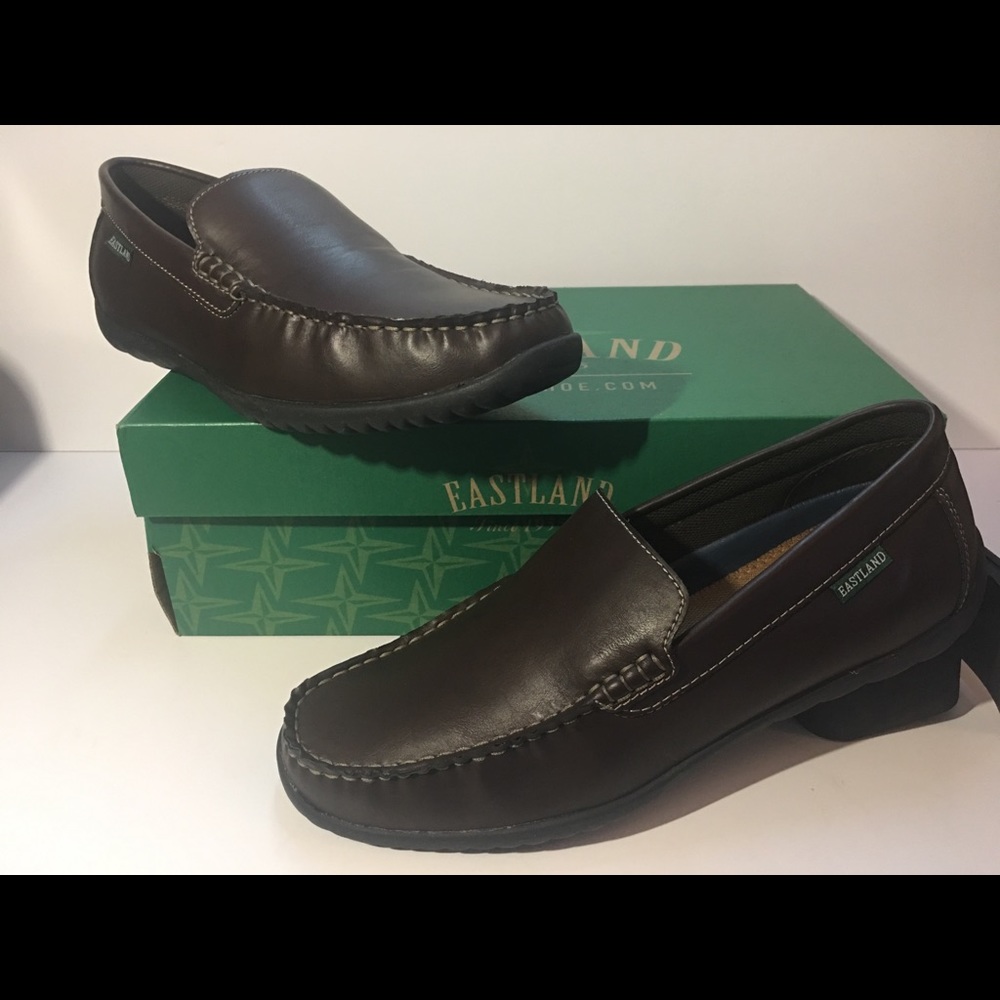 Men’s Eastland Victor Loafer Shoes NIB 10.5 Brown